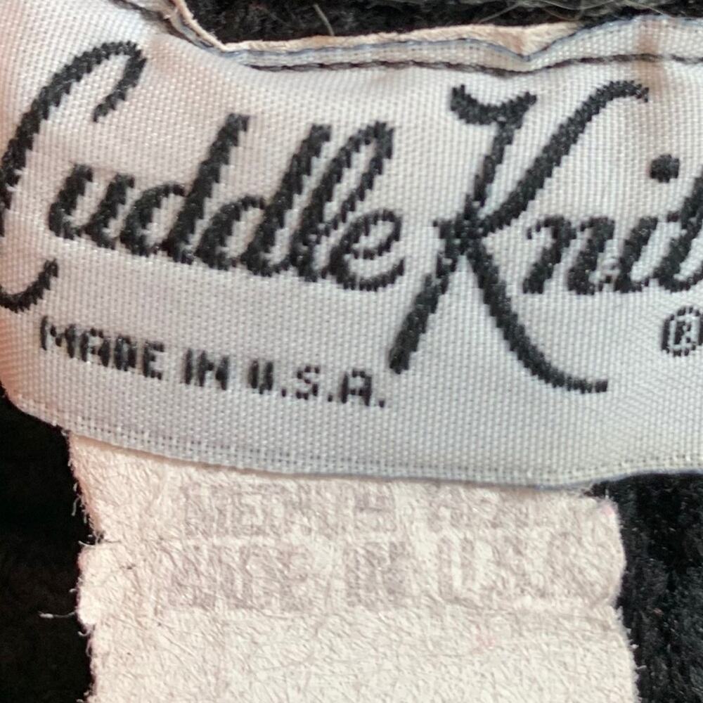 Vintage Cuddle Knit Women's Retro 80's Black Stripe Tunic Sknit Sweater Large - Picture 11 of 12